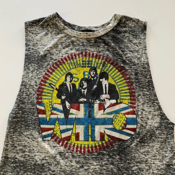 Milkyway | The Who Gray Graphic Tank Top Medium - Picture 2 of 9